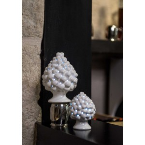 Bomboniera pigna con led piccola